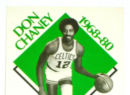 1990-91 NBA Hoops Basketball #350 Don Chaney Boston Celtics - Picture 4 of 12