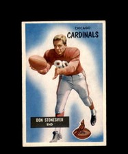 1955 BOWMAN ORIGINAL FOOTBALL CARD CHICAGO CARDINALS #9 DON STONESIFER