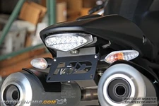 09-14 Ducati Monster 796 1100 Complete Fender Eliminator Kit + LED Plate Light