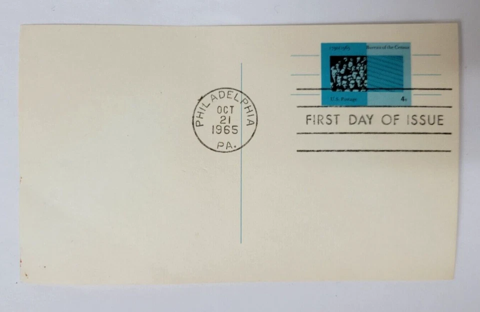 Lot of 2 US First Day Cover Postcard October 21, 1965 Philadelphia PA Cancel - Image 3 of 4