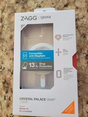 ZAGG Gear4 MagSafe Crystal Palace Snap Clear Case iPhone 13 6.1'' 2021 Free Ship!