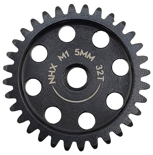 NHX RC MOD1 5mm Bore Hardened Steel 32T Pinion Gear Speed Run Drag Racing - Picture 2 of 4