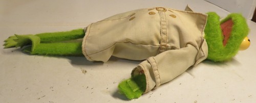 Fisher Price Vintage Kermit The Frog Muppet Detective Plush #857 Jim Henson 1981 - Picture 7 of 21