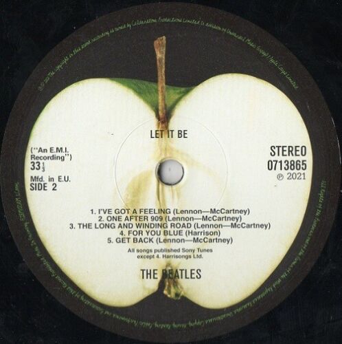 THE BEATLES Let It Be Vinyl Record LP Apple 2021 Half Speed Master & Rock Music - Picture 3 of 6