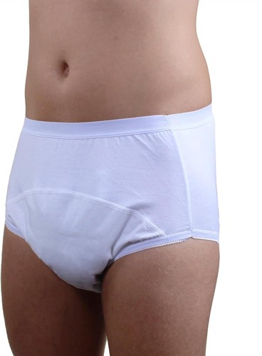 Hydas Inkontinenz-Slip Weiß Unisex waschbar und Trockner geeignet Gr. 46/48 ✅ - Bild 2 von 2