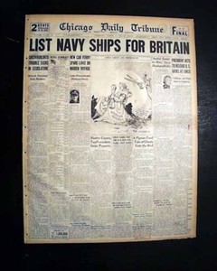 LEND-LEASE-Program-Franklin-D-Roosevelt-FDR-SIGNS-INTO-LAW-1941-WWII-Newspaper