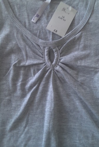 LADIES VEST TOP. New with tag. Size 16. Bhs. Grey Marl. Cotton / Polyester. - Picture 3 of 3
