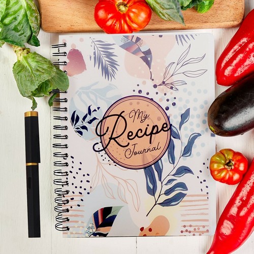 "Cuaderno encuadernado en espiral PERFORMORE My Recipe Journal 8,5"" x 11""". 150 páginas en blanco. - Imagen 2 de 7