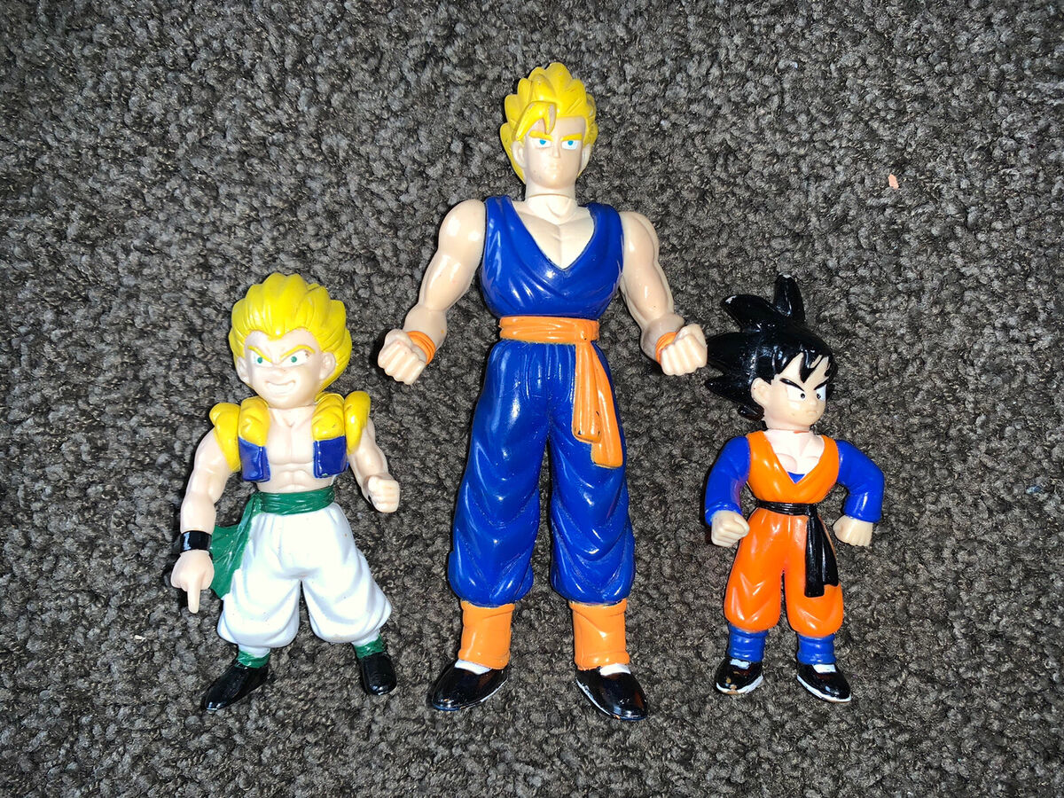 Vintage BANDAI 1989 DRAGON BALL Z Figure Lot 3 SUPER SAIYAN Vintage BANDAI 1989 DRAGON BALL Z Figure Lot 3 SUPER SAIYAN
