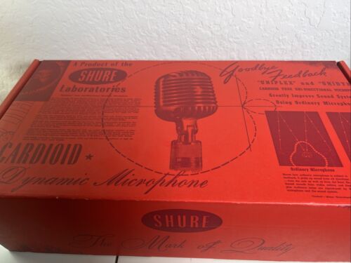 SHURE 5575LE 75th Anniversary Limited Microphone Skeleton Mic New Opened Box - Picture 4 of 24
