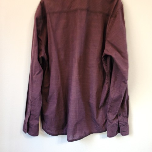 BKE Mens XL Purple Button Up Western Athletic Fit Long Sleeve Shirt Pockets - Picture 11 of 17