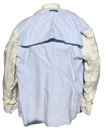 Polo Ralph Lauren Mens Sz L Pale Blue 3 Button Cotton 1/4 Lined Blazer Surgeon - Picture 10 of 13