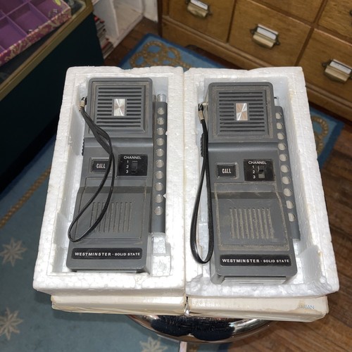 Westminster set of Walkie talkies model 390  3-channel, un-Tested  - Picture 1 of 7