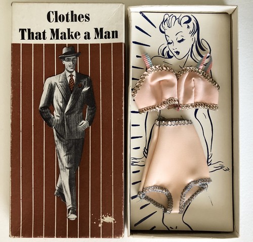 De colección 1950-60 Adulto FIESTA Mordaza BROMA Regalo Riesgo Currido Currido Ropa Divertida Hacer un Hombre - Imagen 3 de 3