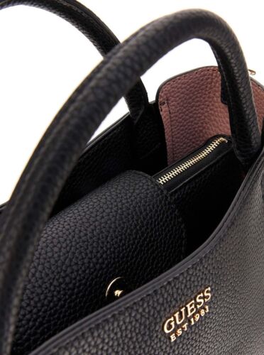 GUESS Brenton Girlfriend Satchel S Umhängetasche Handtasche Tasche Black schwarz - Bild 3 von 3
