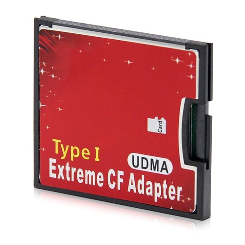 TF to CF Card Adapter, Single Port Micro-SD SDXC TF to CF Card Reader - Afbeelding 1 van 8