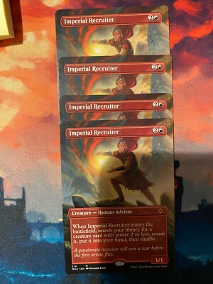 MTG Modern Horizons 2 Imperial Recruiter Borderless x 4 | eBay