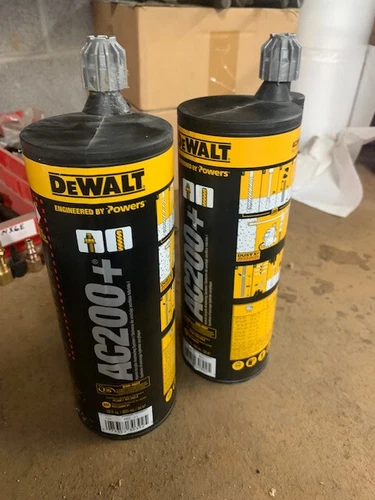 ***2 each*** of DeWalt Powers 28oz. AC200+ ACRYLIC EPOXY Adhesive PFC1271150