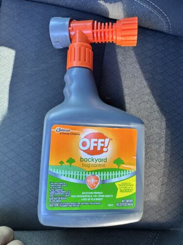 OFF! Backyard Bug Control Yard Protection Hose Spray Attachment 32 oz NEW