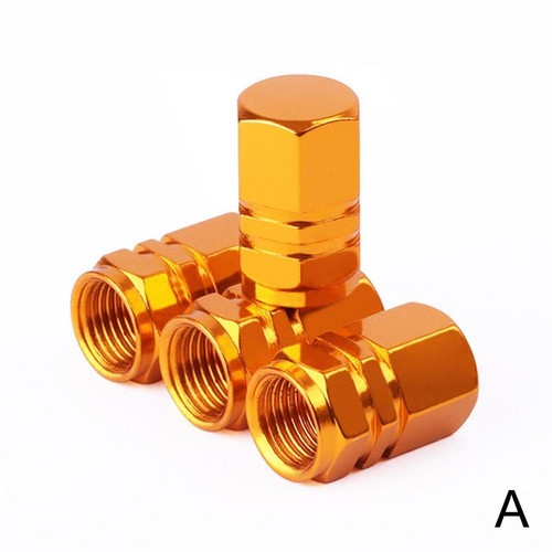 4pcs Muti-Colors DIY Tyre Valve Dust Caps Car Bike Motorcycle Alloy Dur丨UK - Picture 18 of 27