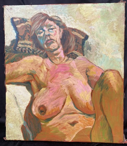 1940s CAMDEN TOWN / LONDON GROUP IMPRESSIONIST OIL PAINTING OF NUDE by Gosse - Photo 3 sur 12