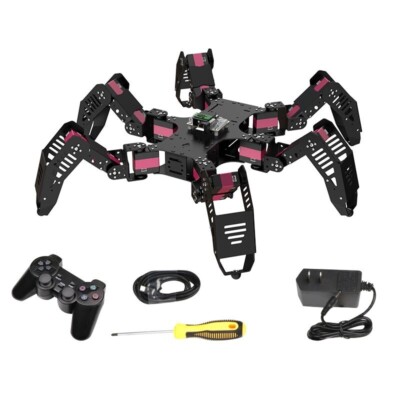 18DOF Spider Hexapod Robot DIY Kit Spider Robot With Servos For Raspberry Pi 4B