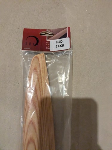 (2) XOAR PJD 24x8 RC Model Airplane Propeller 24 Inch Plane Prop Wood Laminated - Picture 2 of 3