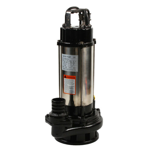 Sump Pump 2HP Industrial Sewage Cutter Grinder Stainless Steel Submersible - Picture 4 of 9