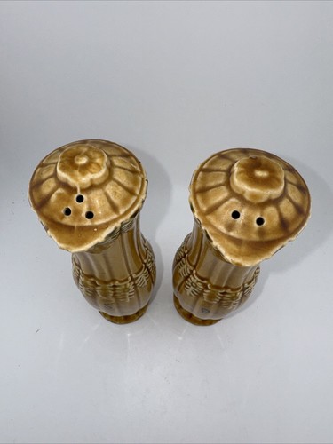 "Salero y pimentero japonés vintage jarra saki 7"" cerámica" - Imagen 6 de 9