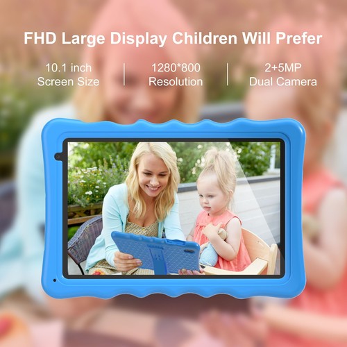 Kids Tablet 10.1 inch Android 13 Tablet for Kids 32GB Bluetooth WiFi Dual Camera - Picture 3 of 15