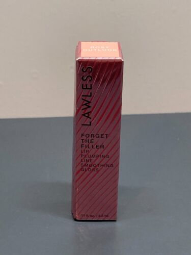 LAWLESS Forget The Filler Lip Plumper Line Smoothing Lipgloss Rosy Outlook Neu im Karton