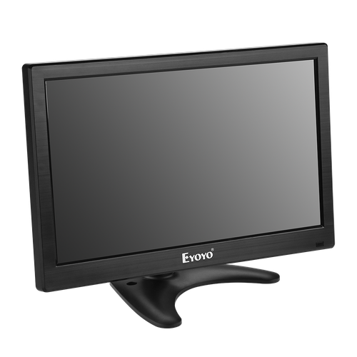 Eyoyo Portable Small HDMI Monitor 12 in LCD Screen 1366x768 w/ VGA BNC AV Inputs - Picture 3 of 12