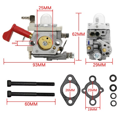 Carburetor Carb Fit 23-45cc Zenoah CY Engine for 1/5 HPI NV Baja 5B 5T 5SC Losi - Picture 3 of 6