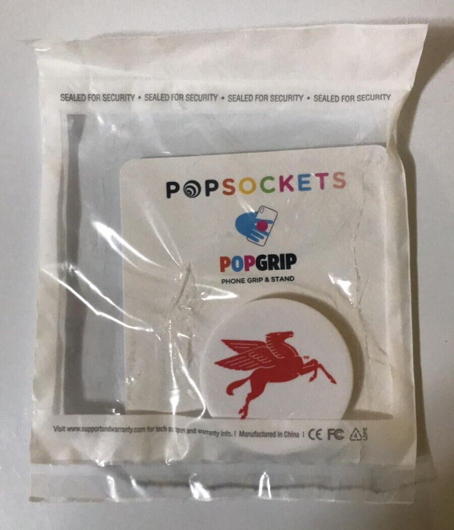 MOBIL PEGASUS GASOLINE POPSOCKET POP GRIP  RARE PROMO-image