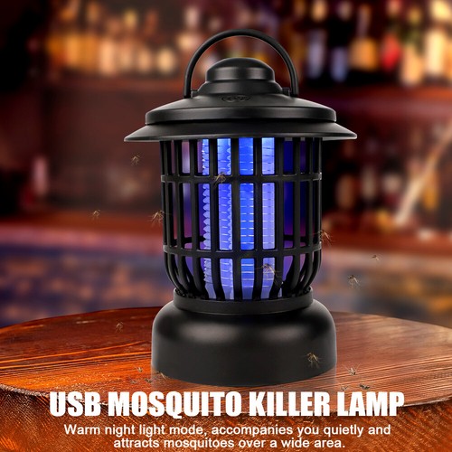 AKKU Moskito Killer UV Insektenvernichter Elektrisch LED Lampe Mückenfalle Licht - Bild 3 von 12