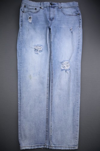 Pantalones de mezclilla para hombre RSQ Toronto ajustados desgastados elásticos talla 36x32 (Sr 36x31) - Imagen 1 de 10