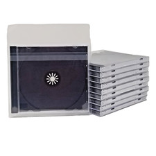 CD Sleeves 100 1.6mil Resealable Outer Plastic - Goes Over Standard Jewel Case