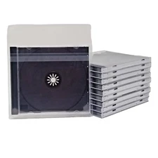 CD Sleeves (100) 1.6mil Resealable Outer Plastic - Goes Over Standard Jewel Case