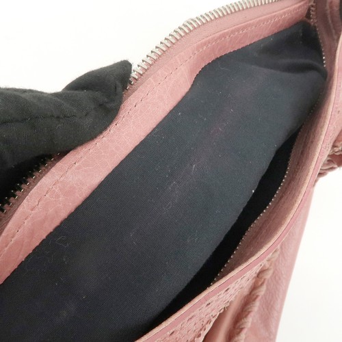 Authentic BALENCIAGA Leather Giant Velo 2Way Bag Hand Bag Pink 258045 Used F/S - Picture 23 of 24