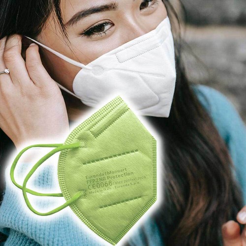 10x farbige FFP2 Masken von Euronda, Atemschutzmasken, 6 Farben, bunt - Bild 24 von 45