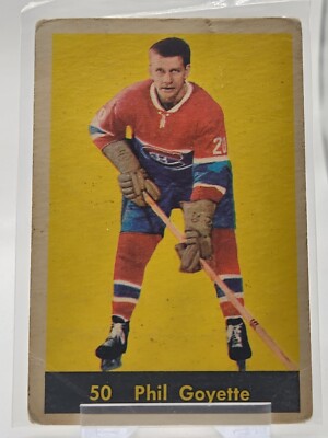  1960-61 Parkhurst #50 Phil Goyette Montreal Canadiens