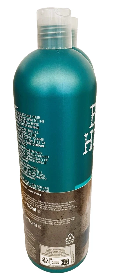 1x Bed Head by TIGI | Recovery Shampoo und Conditioner Set 2x750ml - Bild 3 von 4