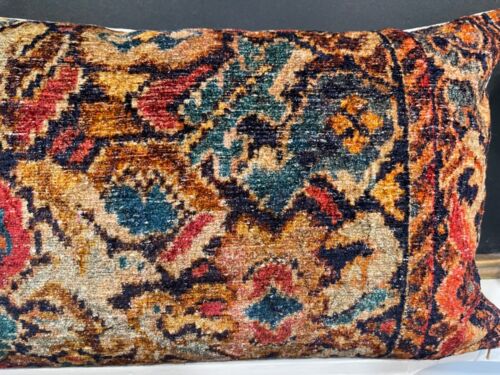 Ralph Lauren Main Lodge Rug Jewel Italian Velvet Custom Pillow Cover - Picture 2 of 17
