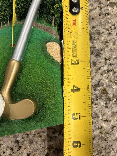 Batesville Casket Golf Coffin End Plaque Memorial-Hand Painted Golf Enthusiast - Picture 12 of 13