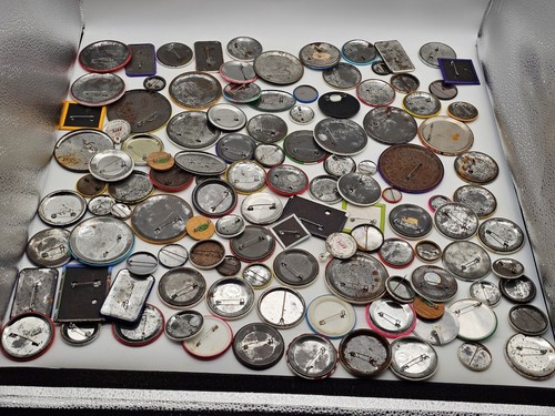 Lot of 110+ Mixed Vintage 80's 90's  Advertising Political Buttons Pins  - Picture 9 of 13