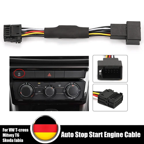 Enchufe de arranque de parada automático para VW T6.1 T-cross Multivan Skoda Fabia Scala