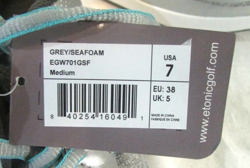 Etonic Lady G-SOK Golf Shoes, Size 7, #EGW701GSF, NIB - Picture 7 of 8