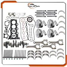 1.6L G4FD Engine Rebuild Overhaul Kit w/Crankshaft & Connecting Rod For Hyundai