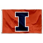 Illinois Fighting Illini 3'X5' Flag Banner 100% Full Color On Both Sides Of Flag