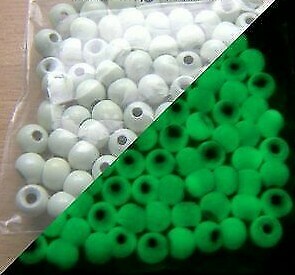 TUNGSTEN GLOW IN THE DARK/WHITE - 10 pcs - Picture 1 of 2